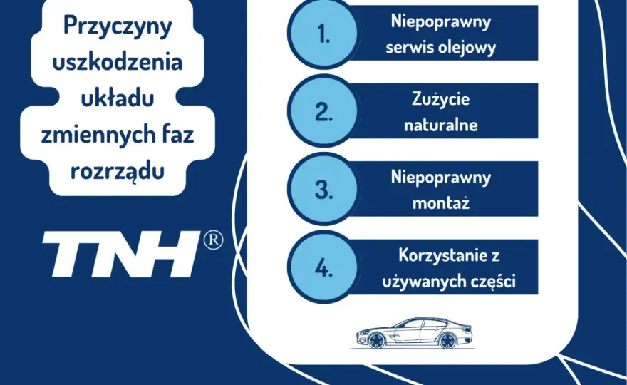 Wariator i zmienne fazy rozrządu - objawy, diagnostyka, koszty