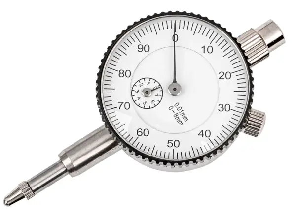 Precyzyjny zegar do ustawiania pompy wtryskowej. Pokazuje odczyt z dokładnością 0.01mm.
